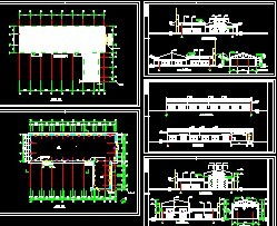 2棟廠房施工圖免費(fèi)下載 建筑裝修圖